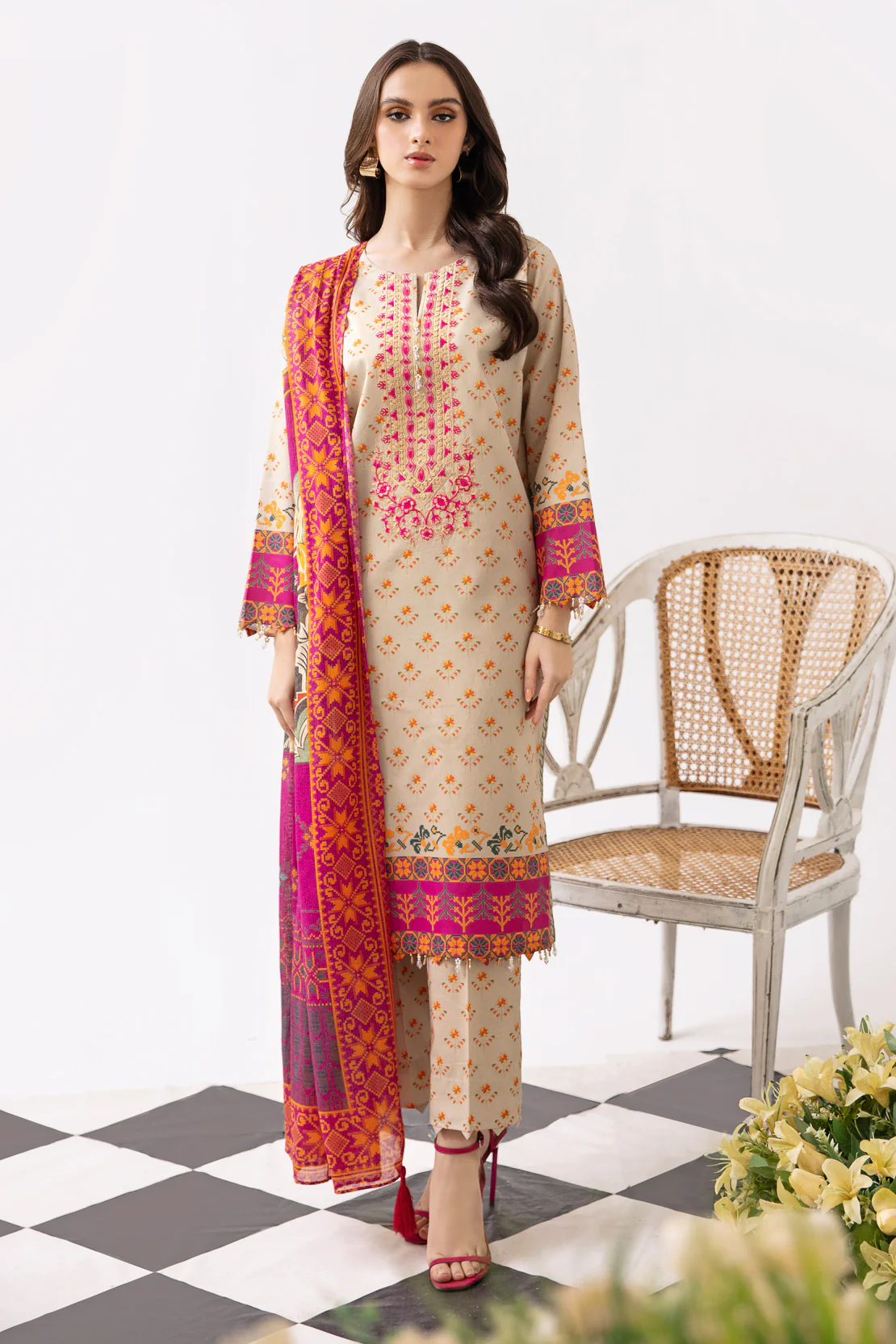 Shirt Trouser Dupatta - Image 3