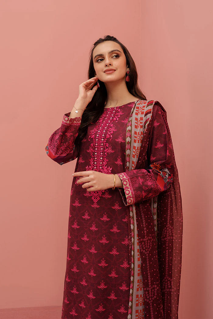 Printed - 2 Pc Lawn Suit (Unstitched) - Image 7