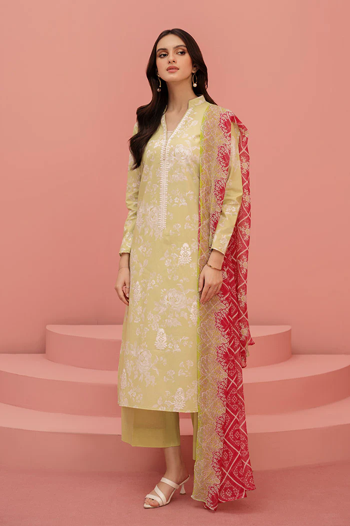 Printed - 2 Pc Lawn Suit (Stitched) - Image 6