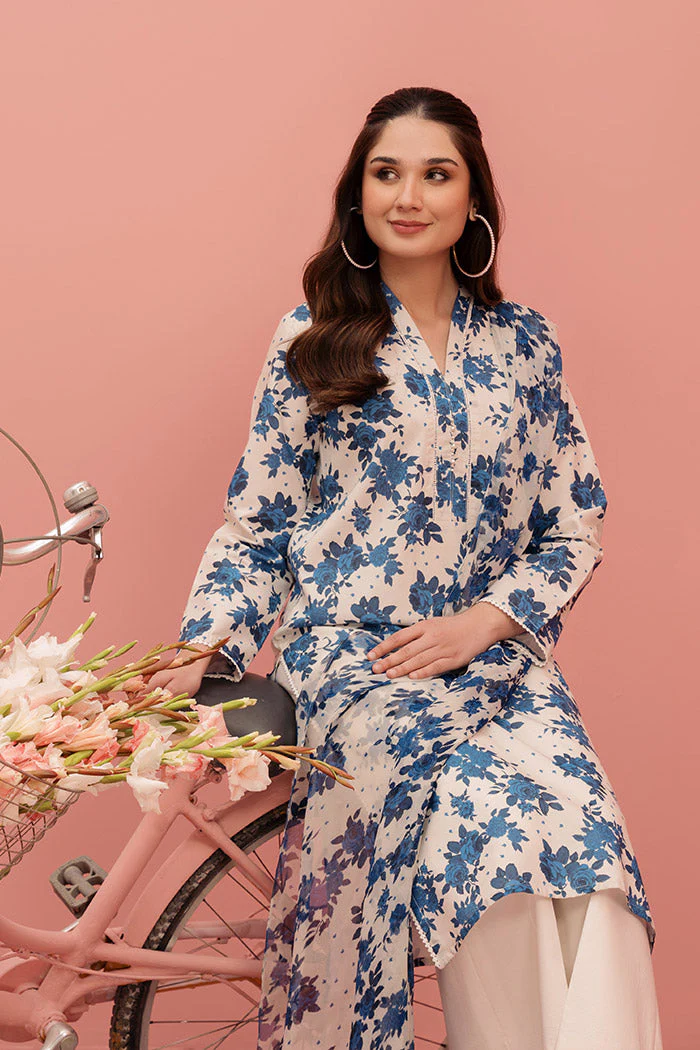 Printed - 2 Pc Lawn Suit (Unstitched) - Image 7