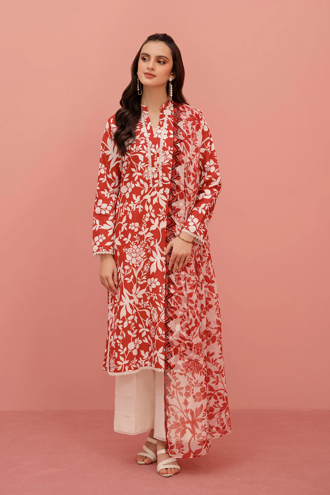 Printed - 2 Pc Lawn Suit (Stitched)