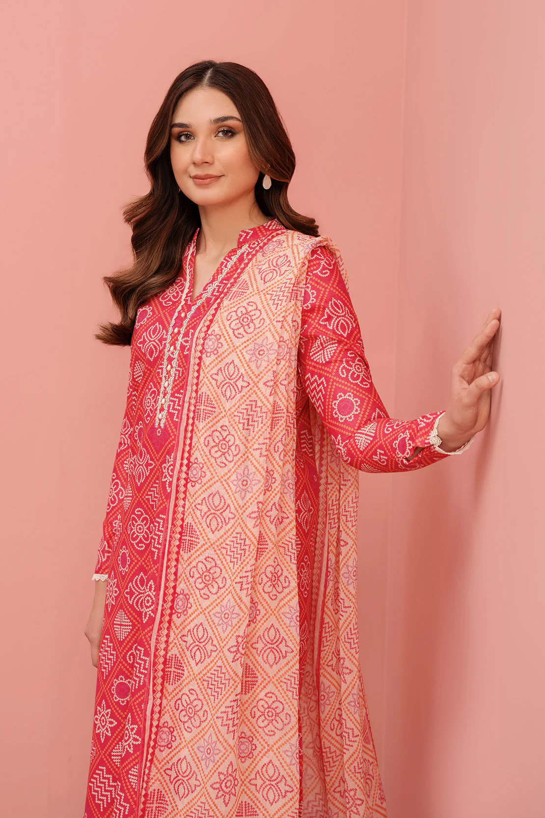 Printed - 2 Pc Lawn Suit (Unstitched) - Image 4