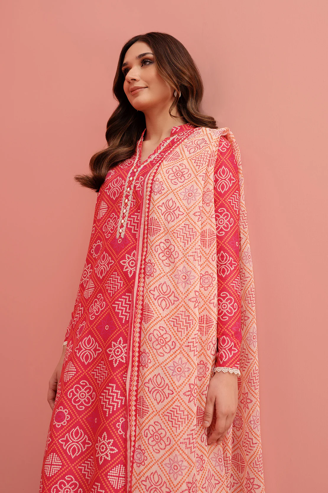Printed - 2 Pc Lawn Suit (Stitched) - Image 2