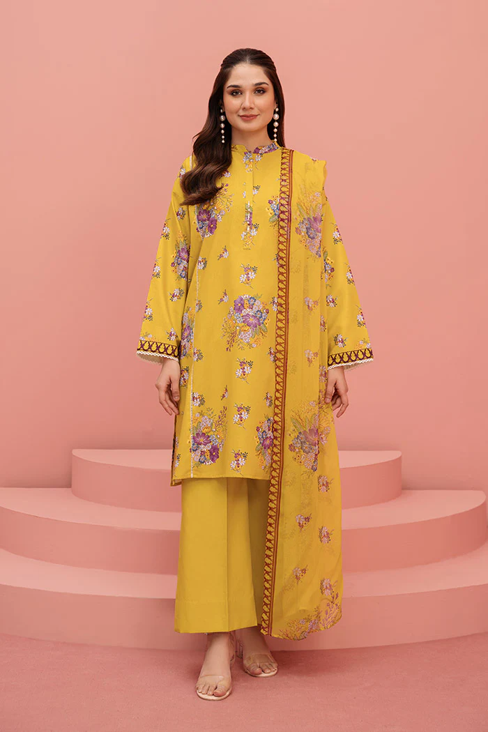 Printed - 2 Pc Lawn Suit (Stitched)