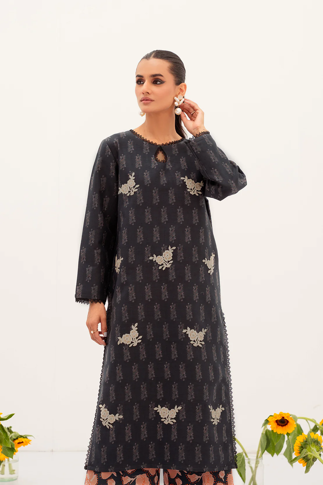 PRINTED - 2 PC LAWN SUIT - Image 5