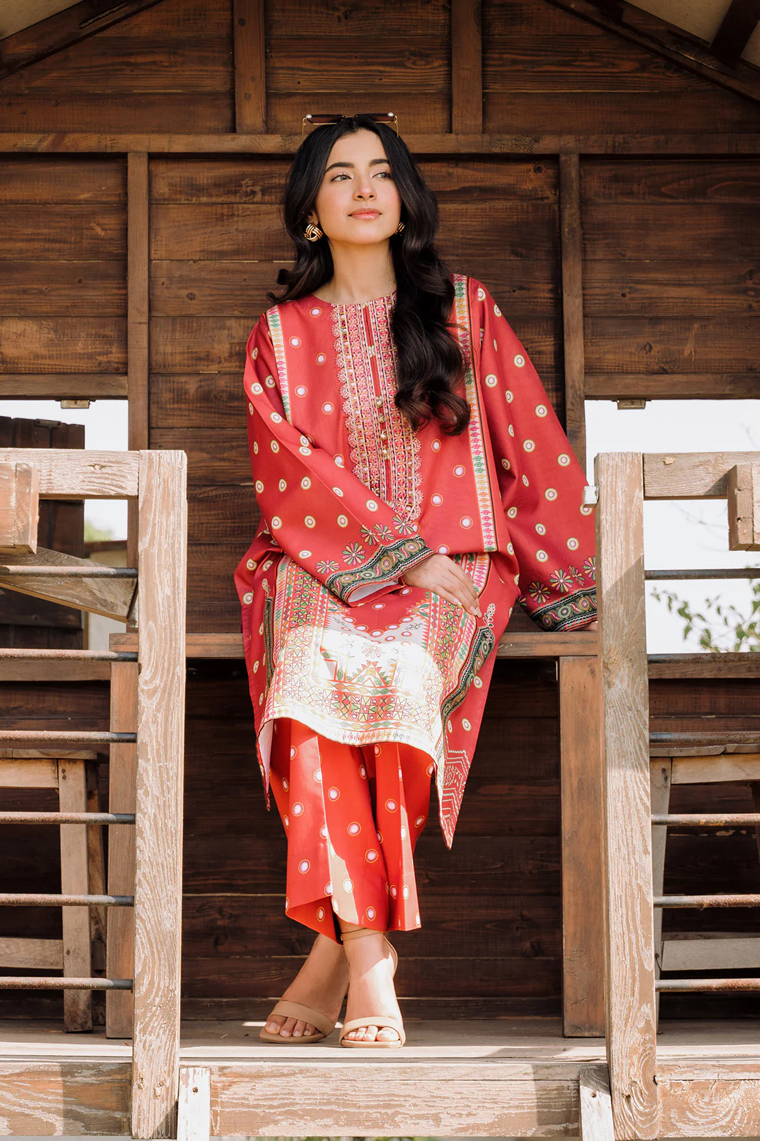 Printed - 2 Pc Lawn Suit (Stitched) - Image 2