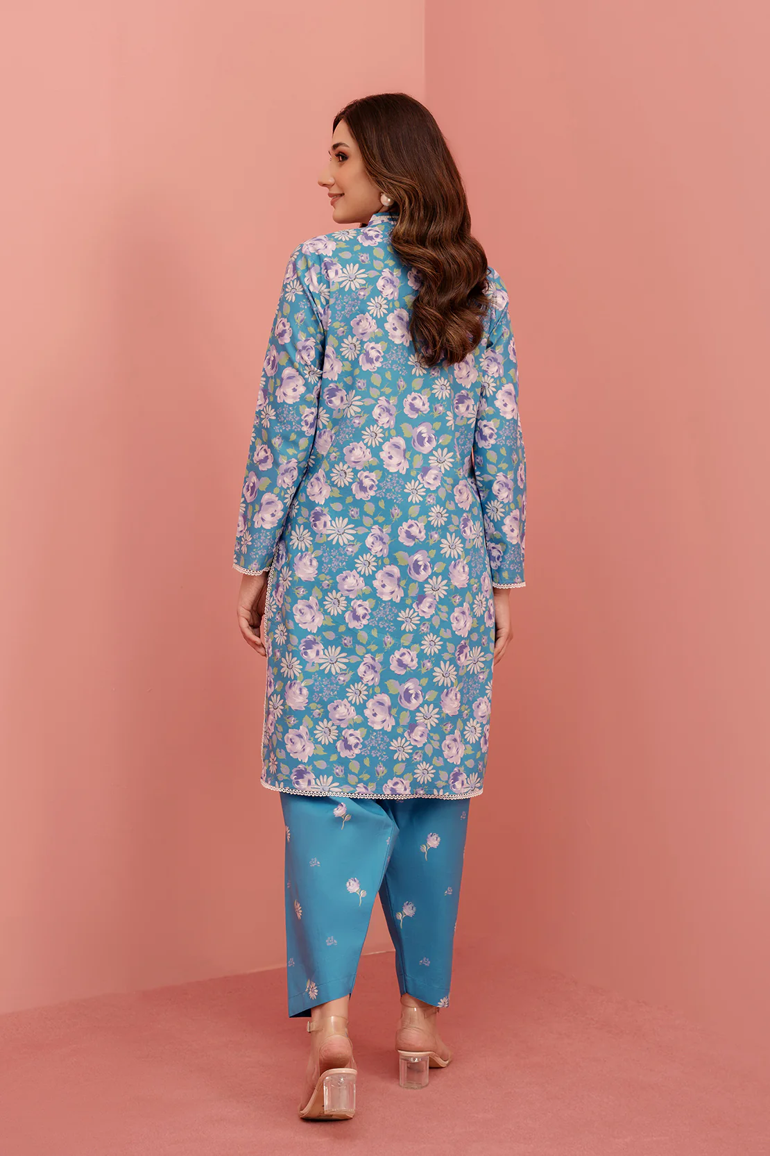 Printed - 2 Pc Lawn Suit (Stitched) - Image 3