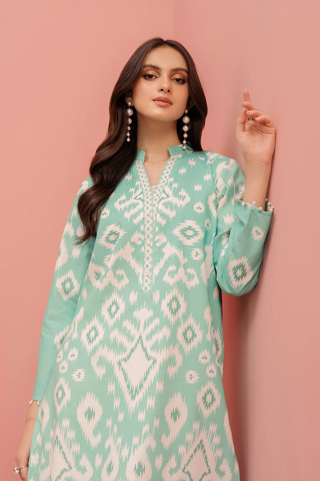 Printed - 2 Pc Lawn Suit (Stitched) - Image 4