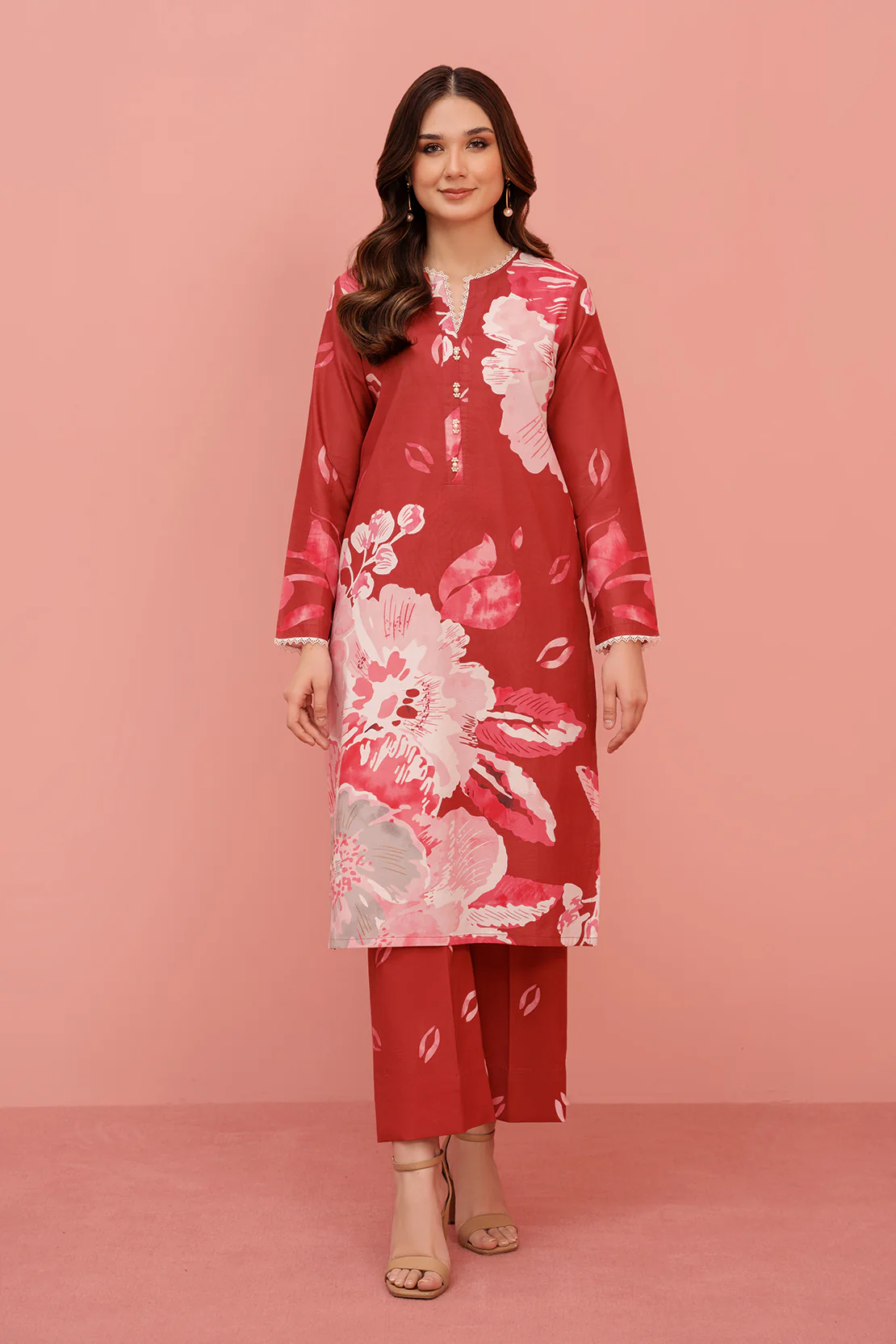 Printed - 2 Pc Lawn Suit (Stitched)