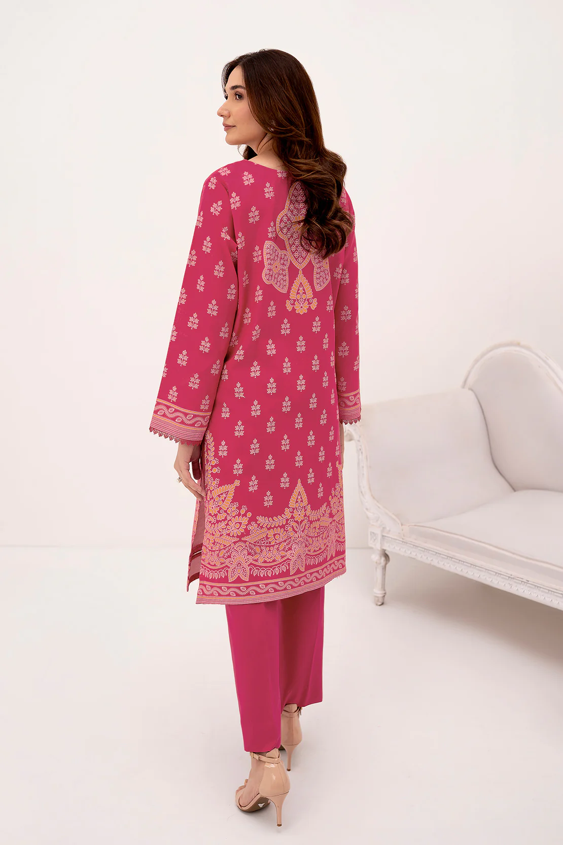 PRINTED - 2 PC LAWN SUIT (Stitched) - Image 4