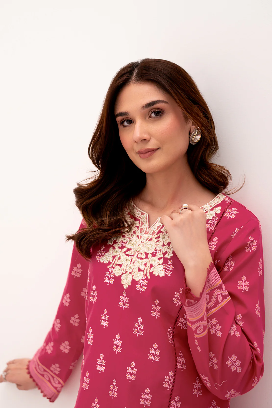 PRINTED - 2 PC LAWN SUIT (Stitched) - Image 7