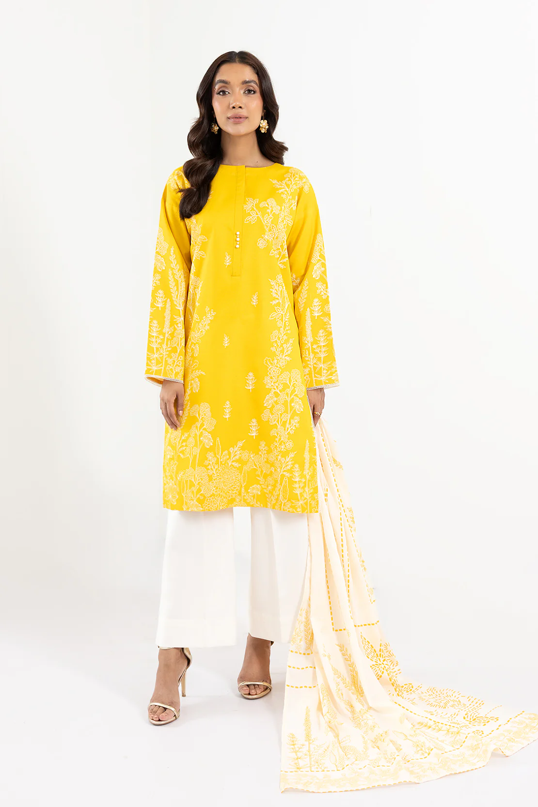 Printed - 2 Pc Lawn Suit (Stitched) - Image 4