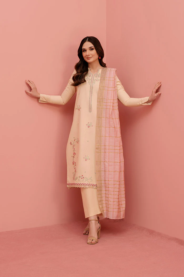 Printed - 3 Pc Lawn Suit (Stitched) - Image 5