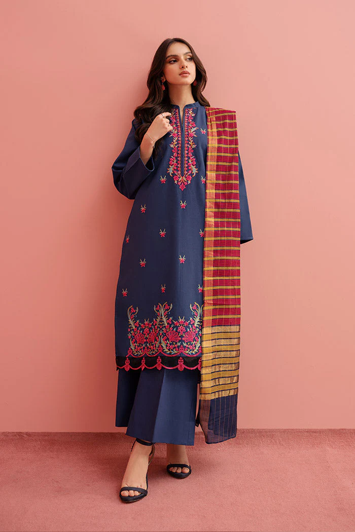 Printed - 3 Pc Lawn Suit (Unstitched) - Image 3