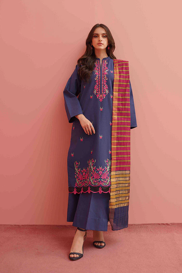 Printed - 3 Pc Lawn Suit (Unstitched) - Image 6