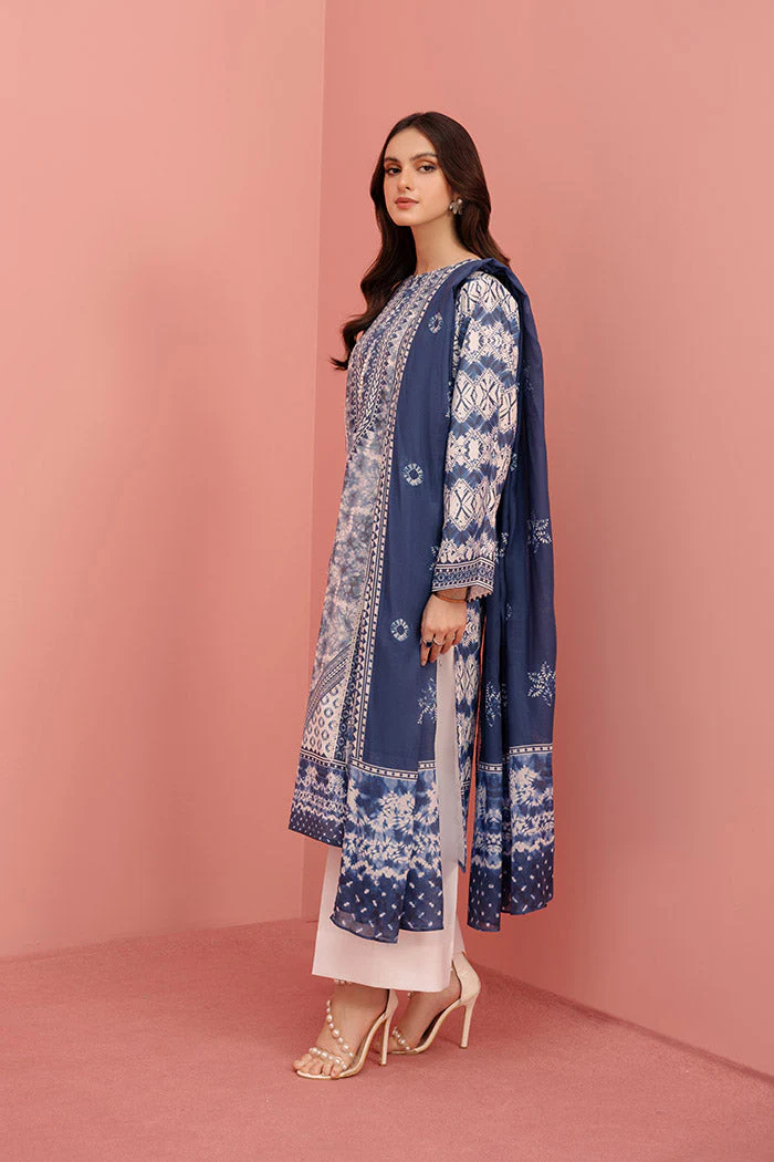 Printed - 3 Pc Lawn Suit (Unstitched) - Image 3