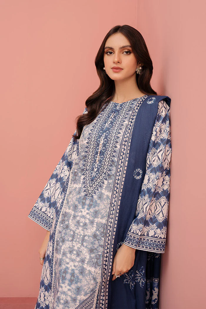 Printed - 3 Pc Lawn Suit (Unstitched) - Image 5