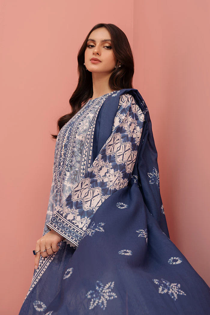 Printed - 3 Pc Lawn Suit (Unstitched) - Image 6