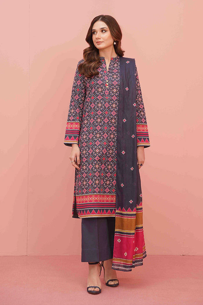 Printed - 3 Pc Lawn Suit (Unstitched)