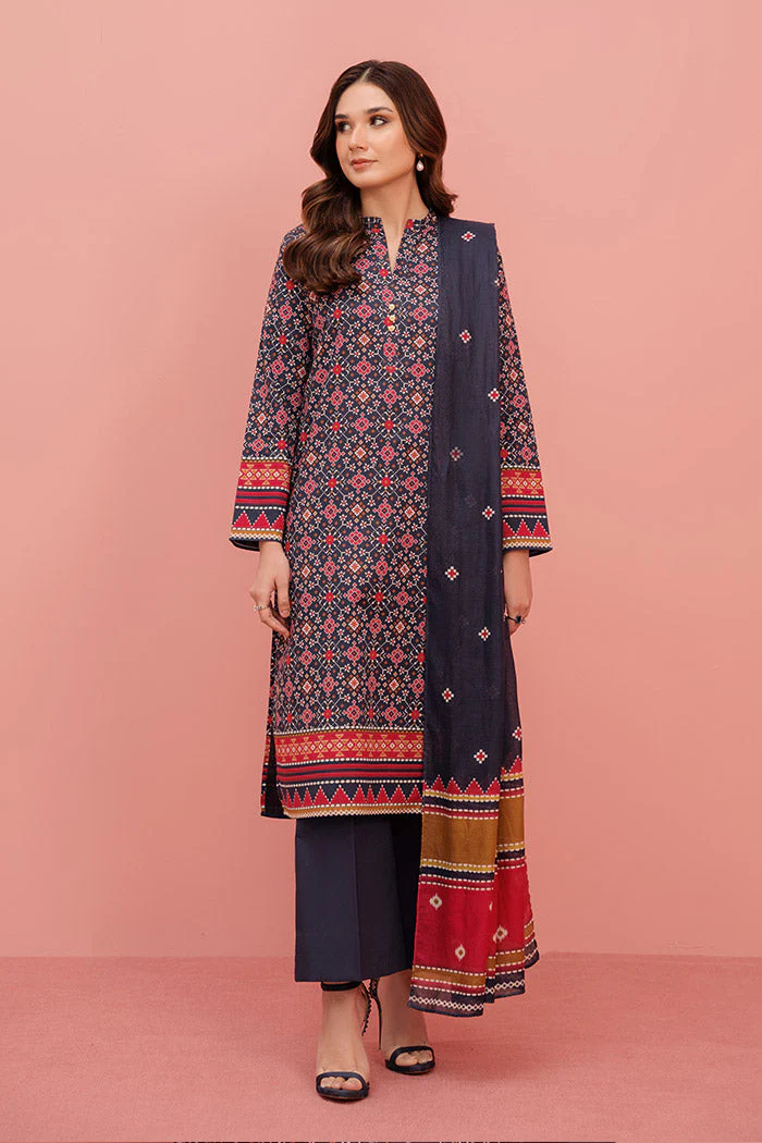 Printed - 3 Pc Lawn Suit (Unstitched) - Image 2