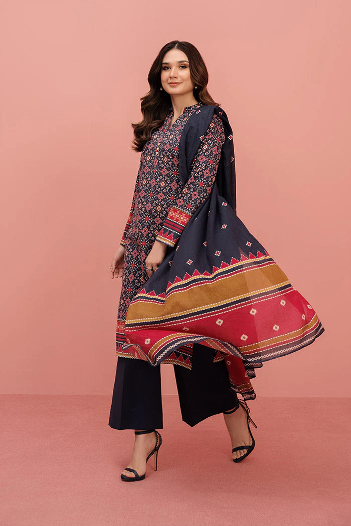 Printed - 3 Pc Lawn Suit (Unstitched) - Image 3