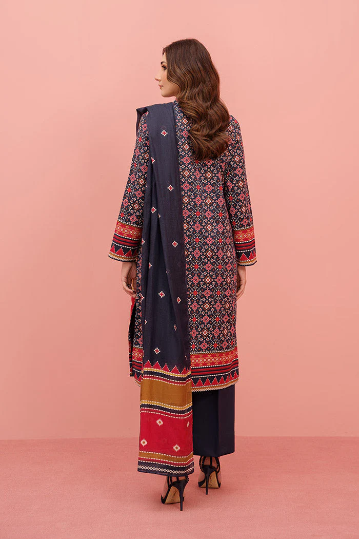 Printed - 3 Pc Lawn Suit (Unstitched) - Image 4