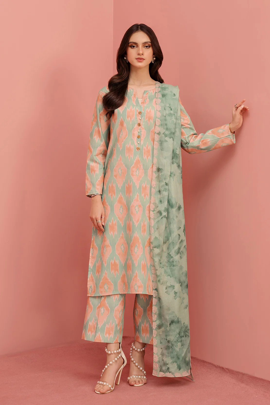 Printed - 3 Pc Lawn Suit (Stitched)