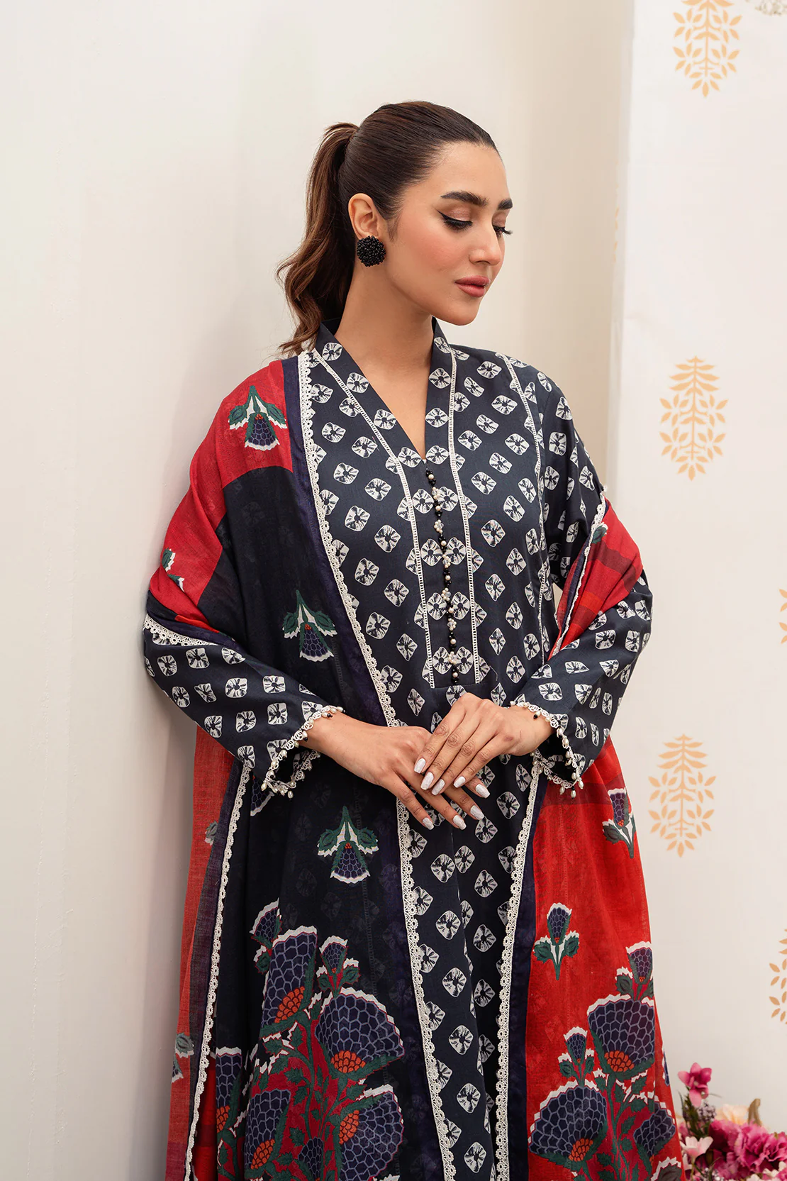 Printed - 3 Pc Lawn Suit - Image 6