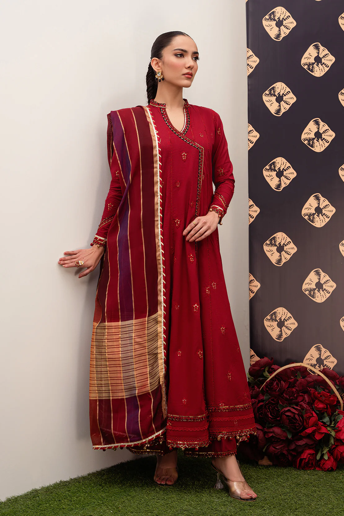 Dyed - 3 Pc Lawn Suit