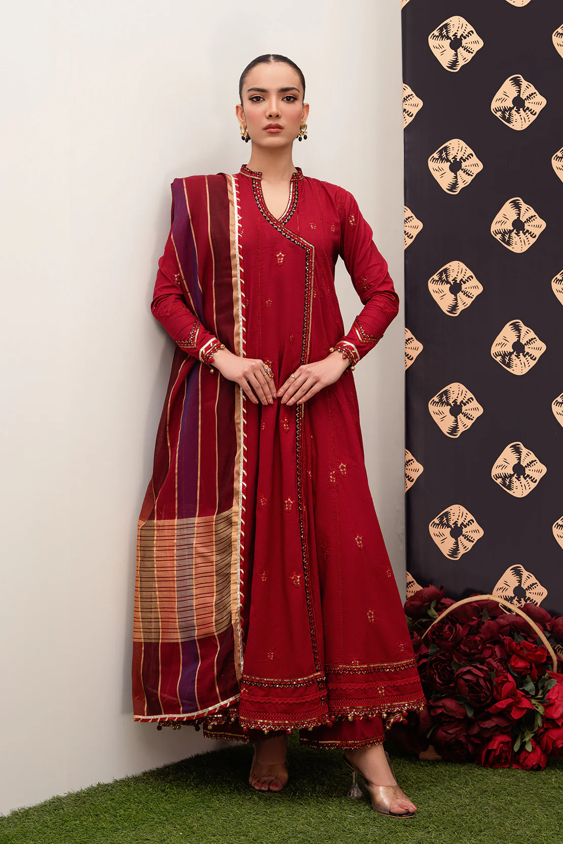 Dyed - 3 Pc Lawn Suit - Image 6