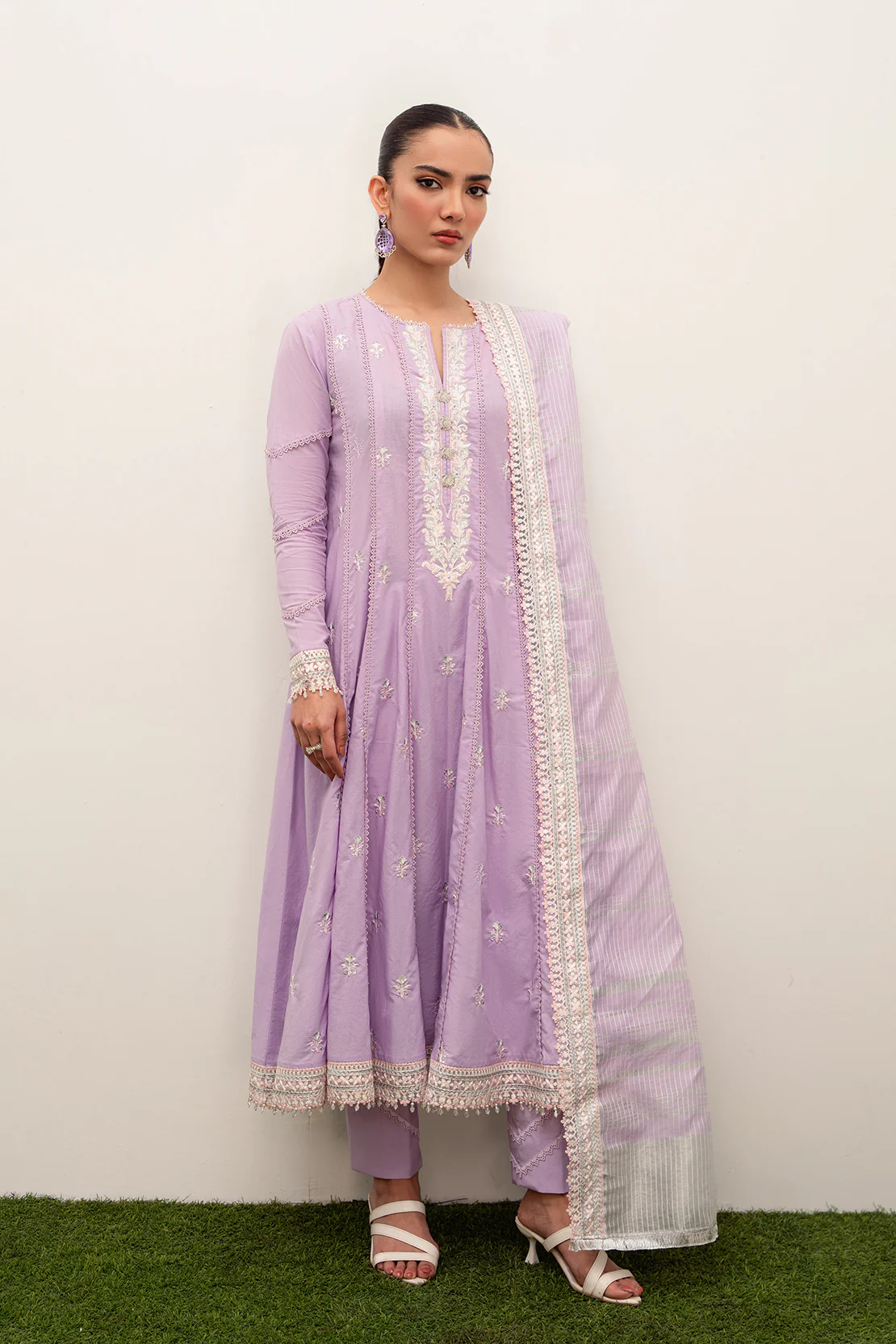 Dyed - 3 Pc Lawn Suit