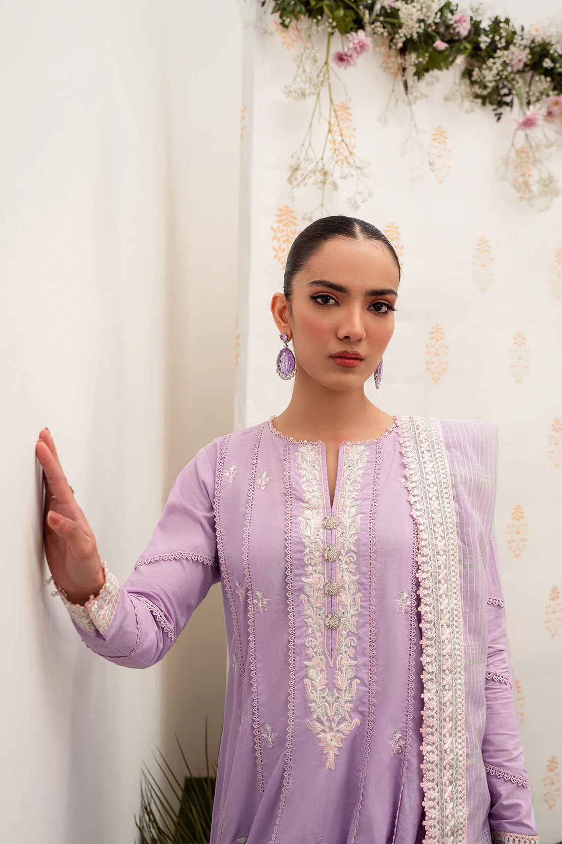 Dyed - 3 Pc Lawn Suit - Image 7