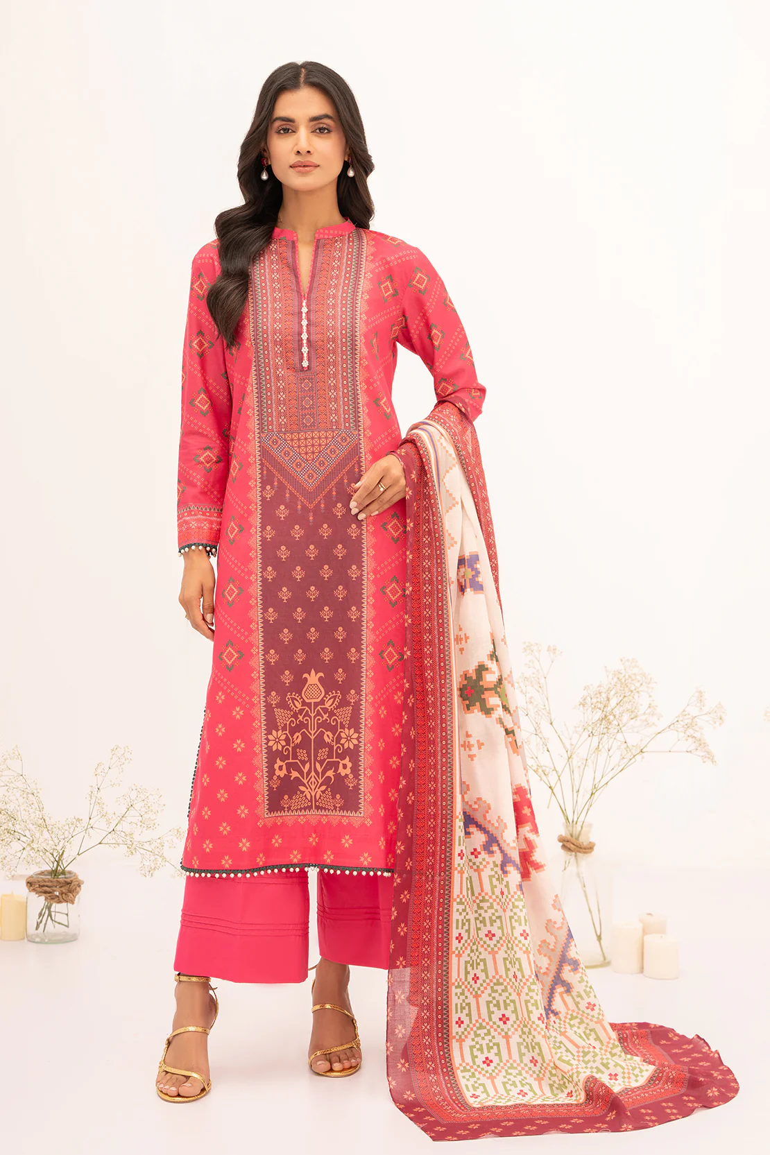 PRINTED - 2 PC LAWN SUIT