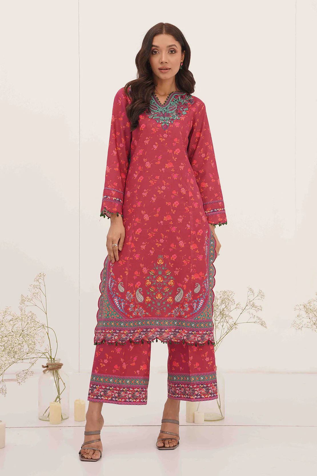 PRINTED - 2 PC LAWN SUIT - Image 7