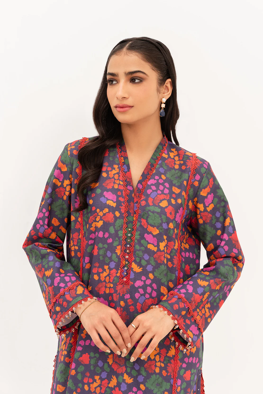 Printed - 2 Pc Lawn Suit - Image 6