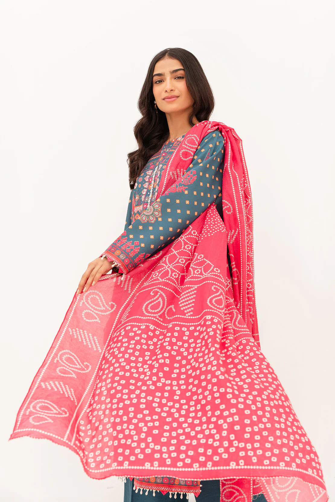 Printed - 3 Pc Lawn Suit - Image 4