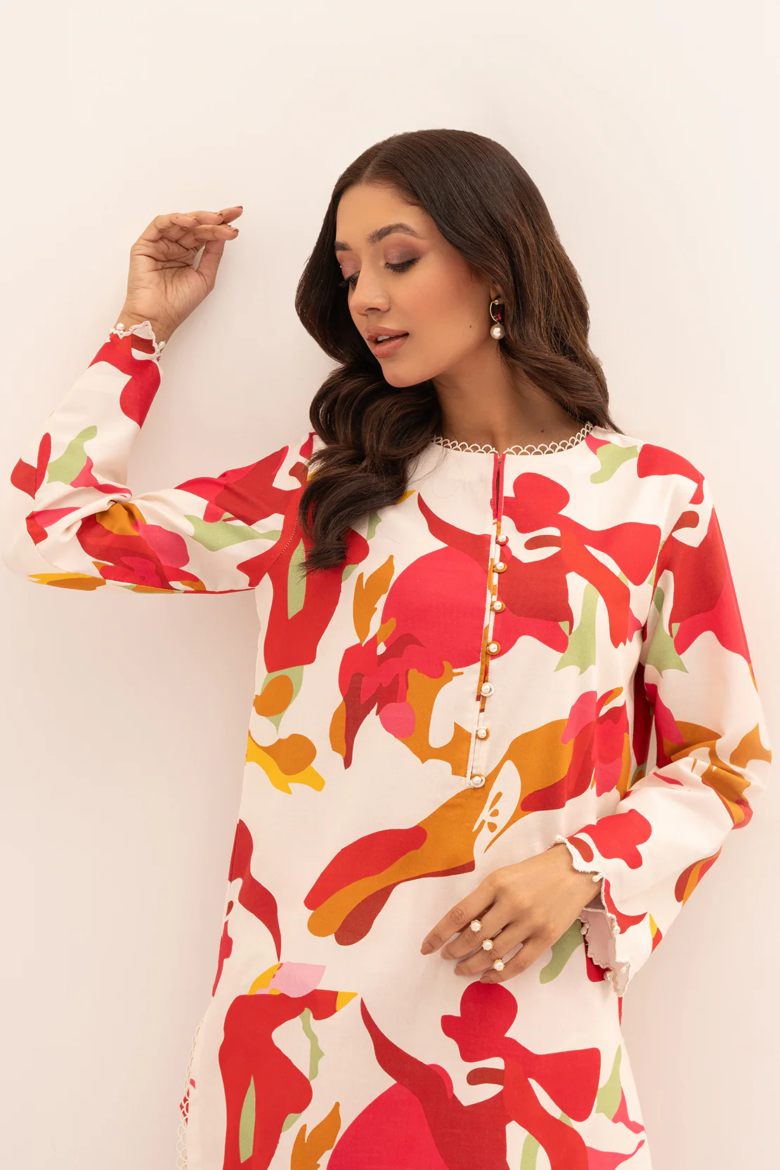 PRINTED - 2 PC LAWN SUIT - Image 3
