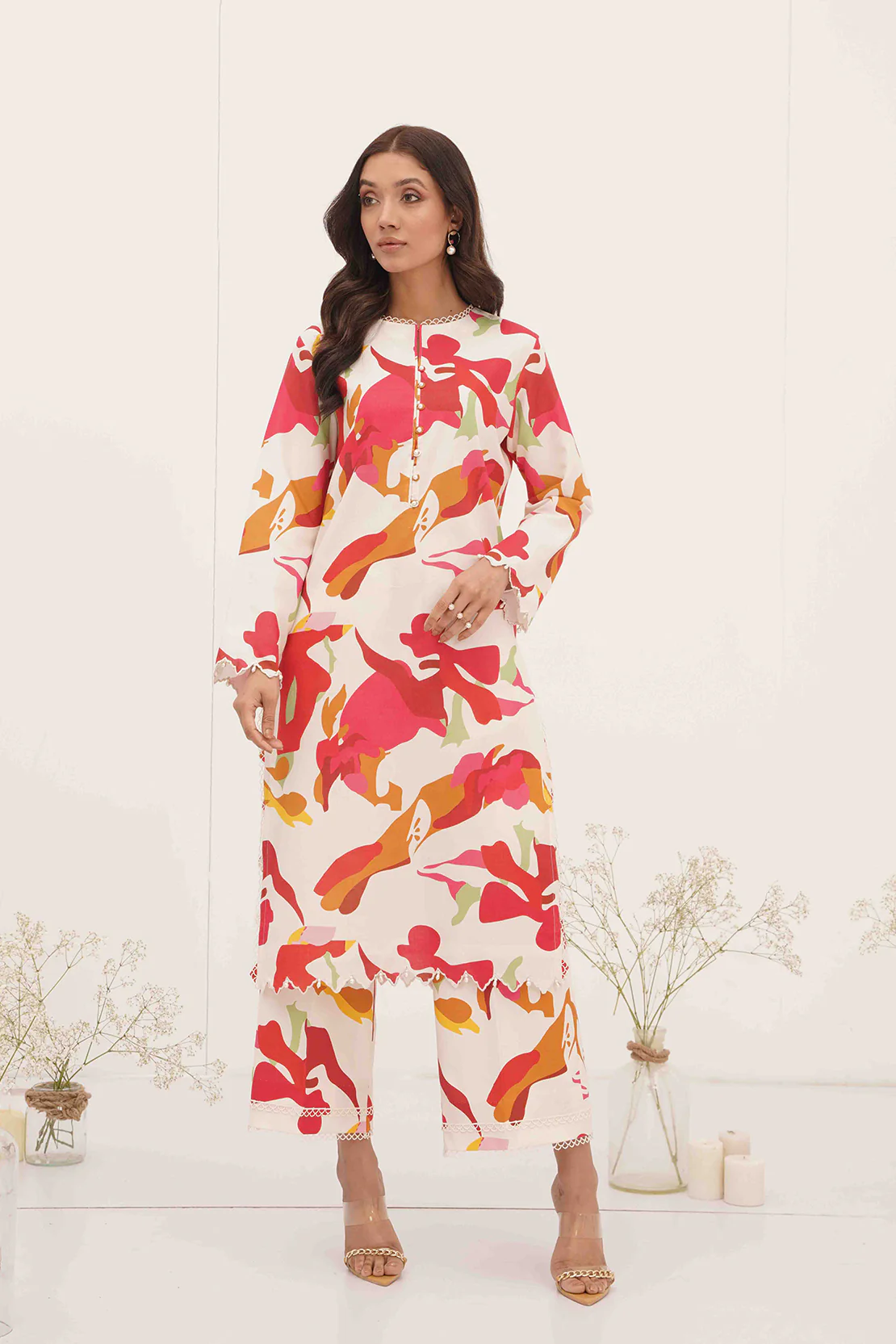 PRINTED - 2 PC LAWN SUIT - Image 7