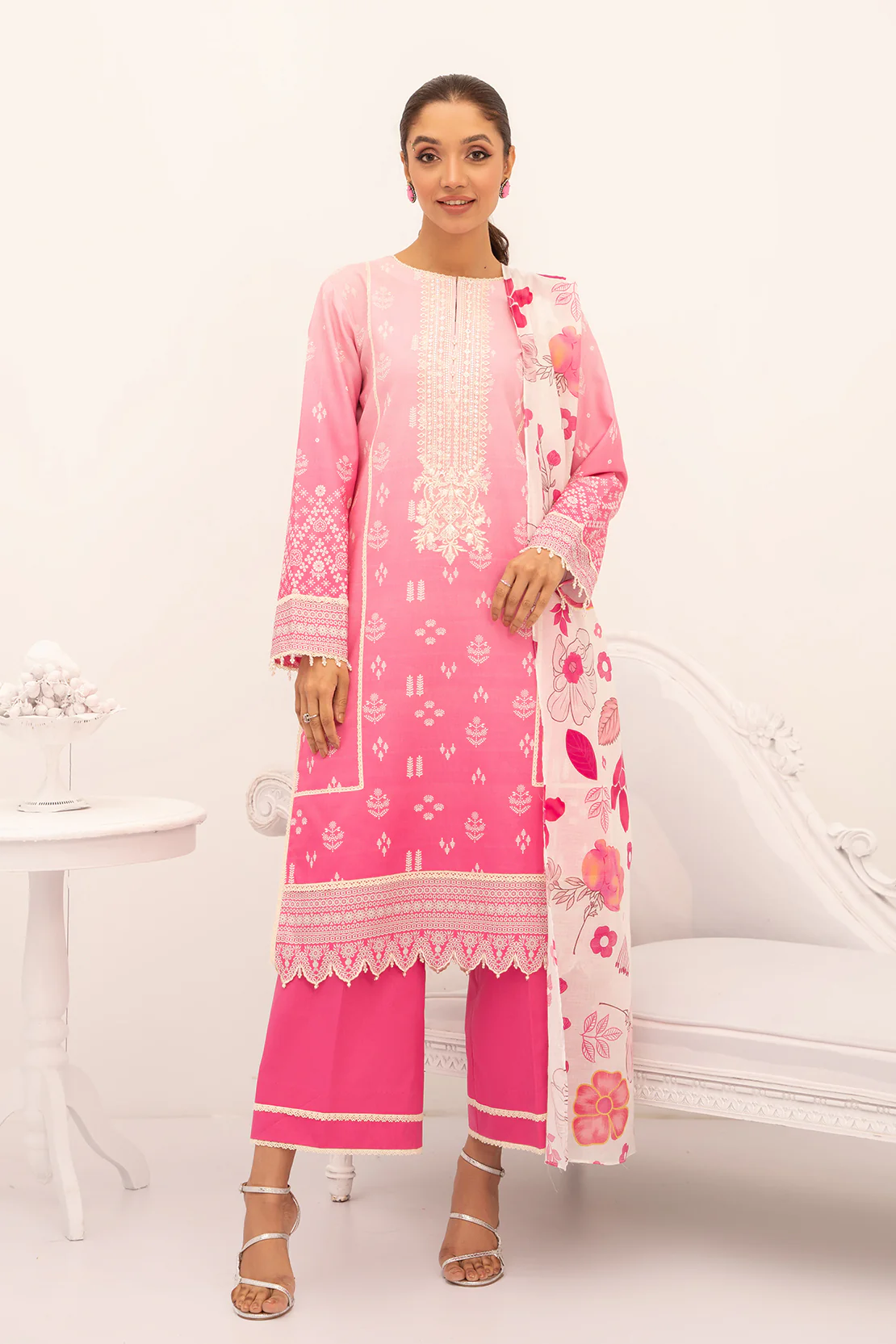 PRINTED - 2 PC LAWN SUIT