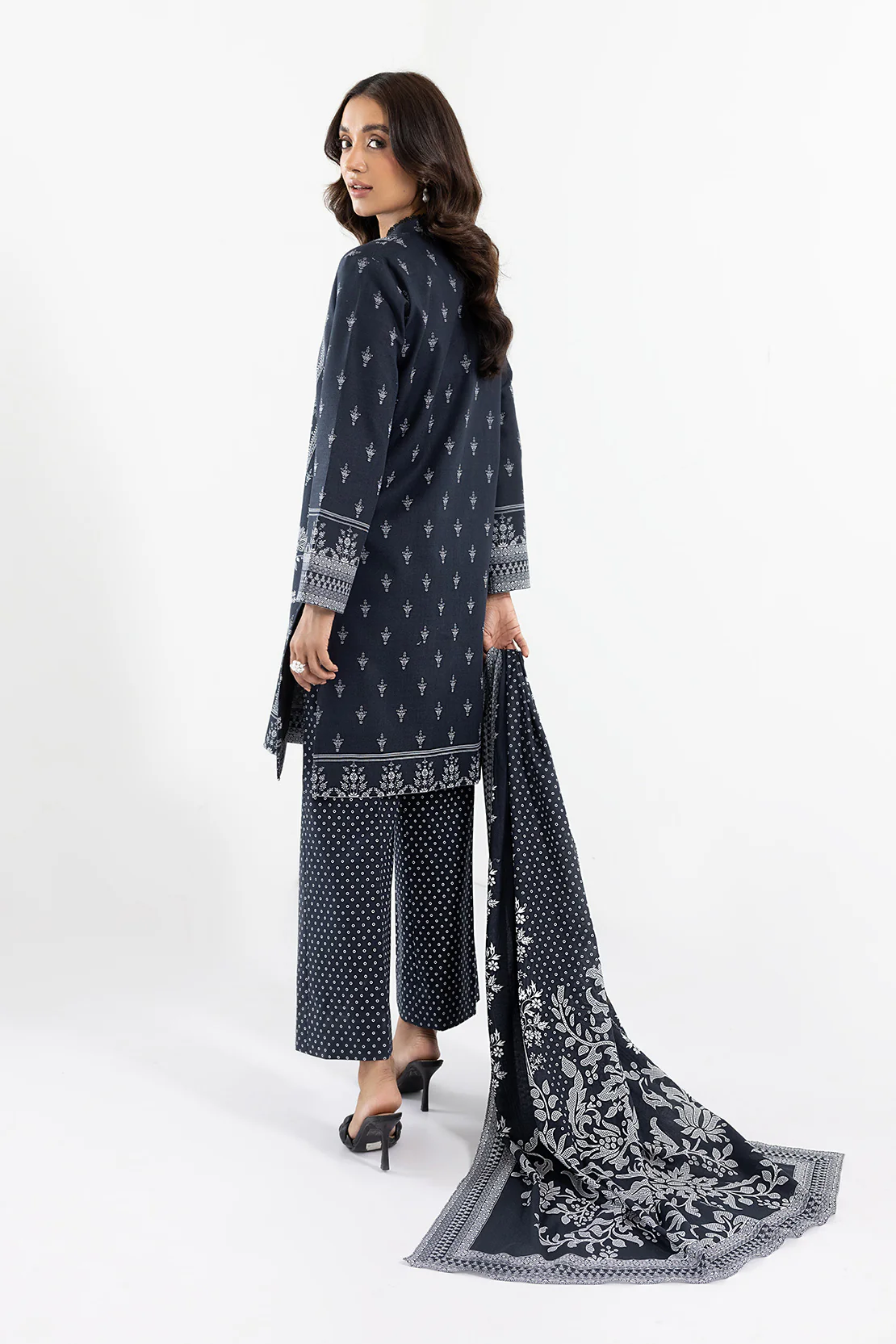 PRINTED - 3 PC LAWN SUIT (STITCHED) - Image 2