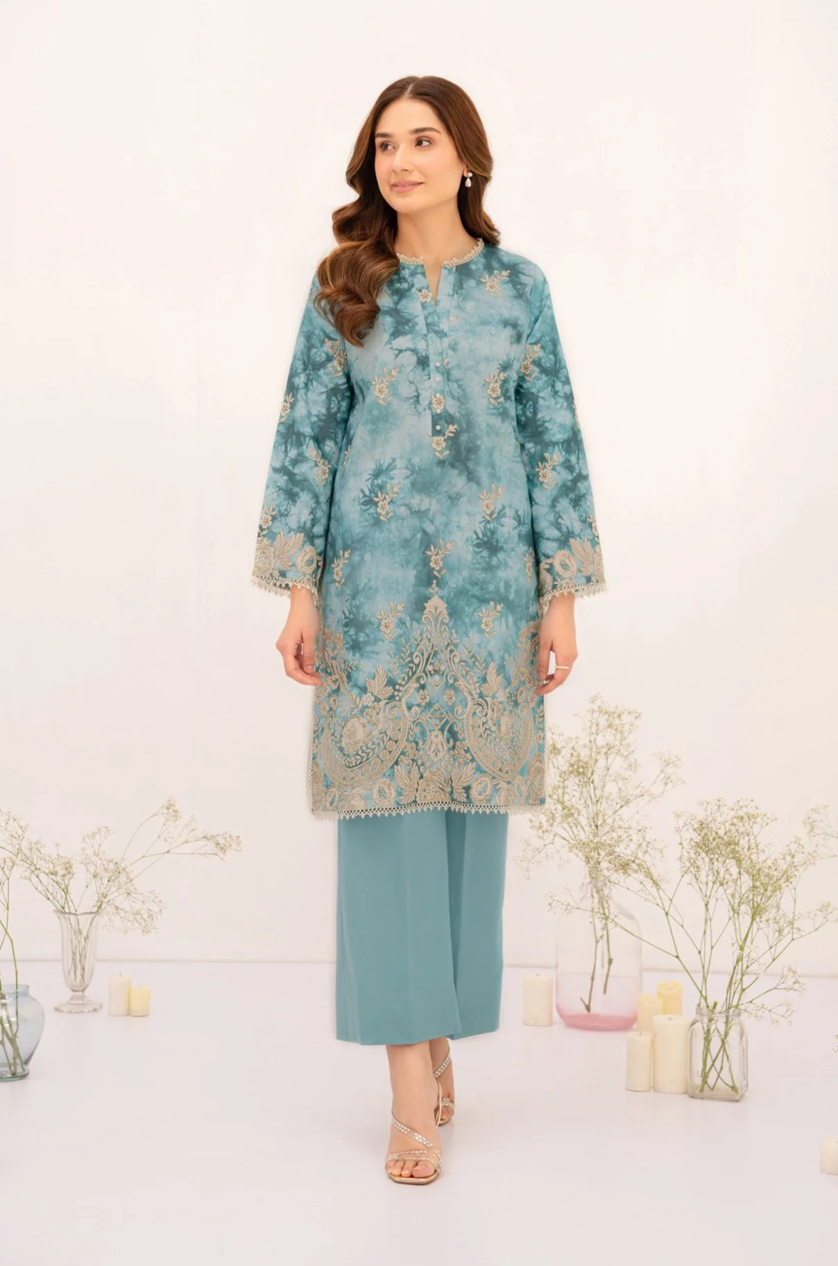 PRINTED - 2 PC LAWN SUIT