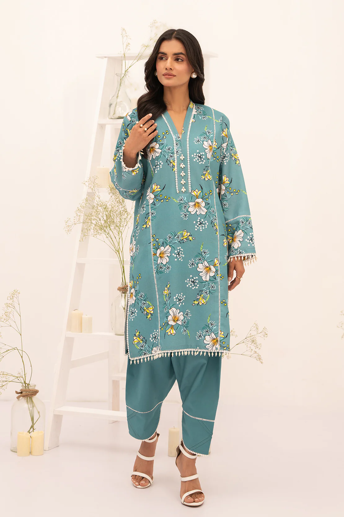 PRINTED - 2 PC LAWN SUIT