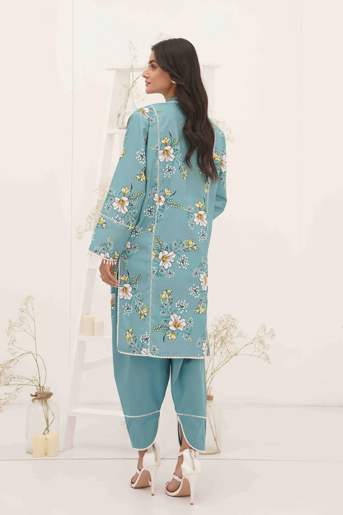 PRINTED - 2 PC LAWN SUIT - Image 6