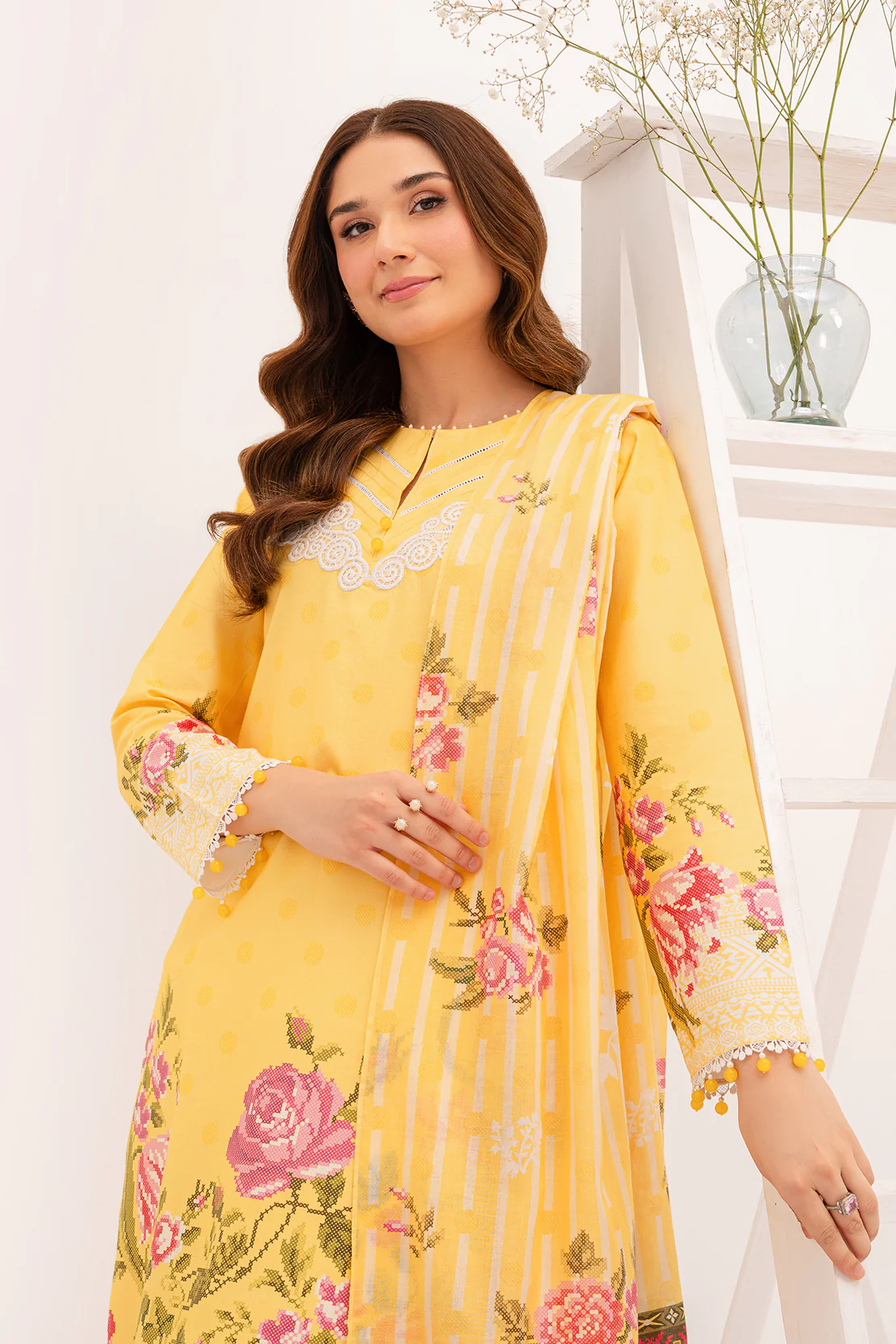 PRINTED - 2 PC LAWN SUIT - Image 7