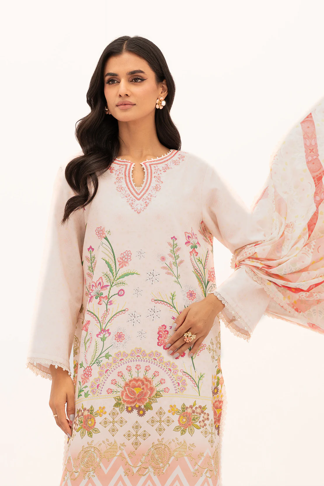 PRINTED - 2 PC LAWN SUIT - Image 4