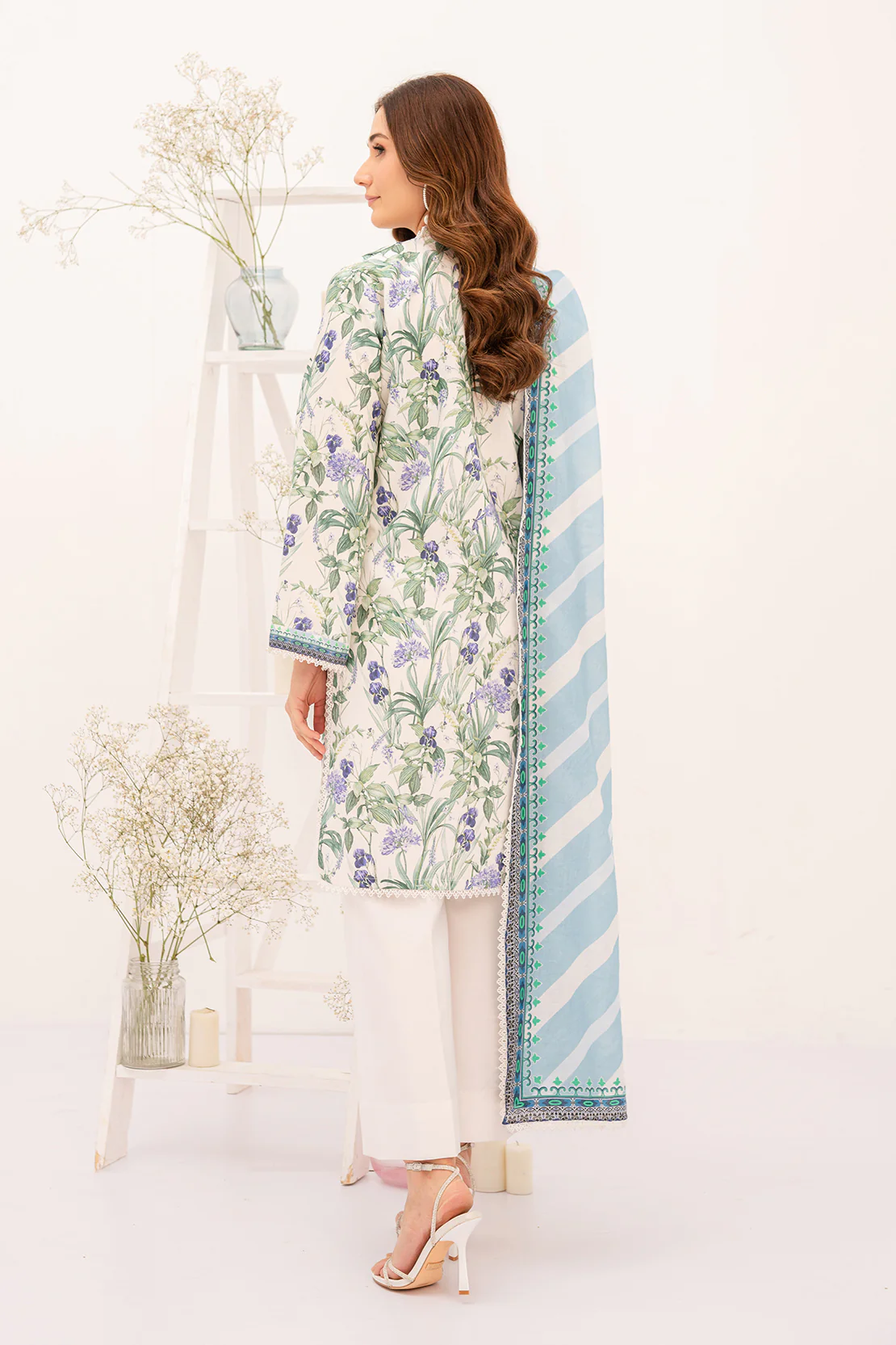 PRINTED - 2 PC LAWN SUIT - Image 5