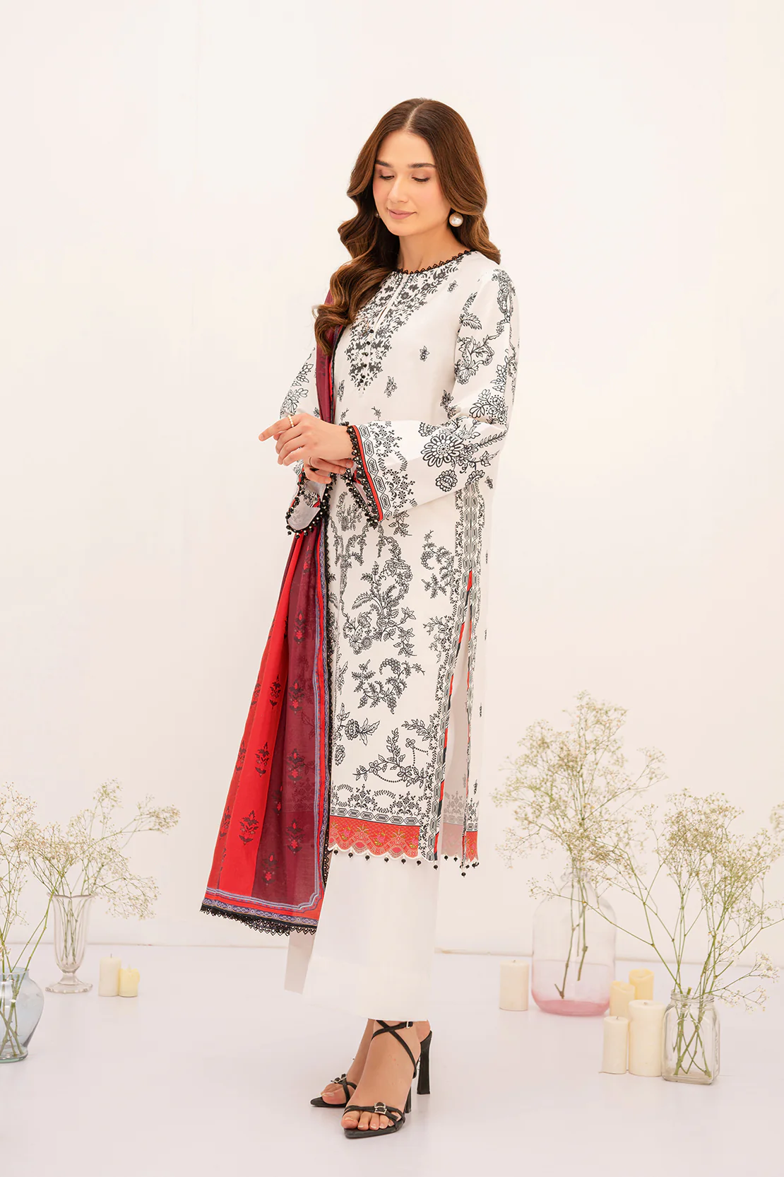 PRINTED - 2 PC LAWN SUIT - Image 3
