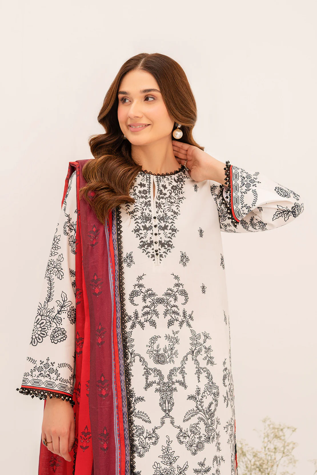 PRINTED - 2 PC LAWN SUIT - Image 5