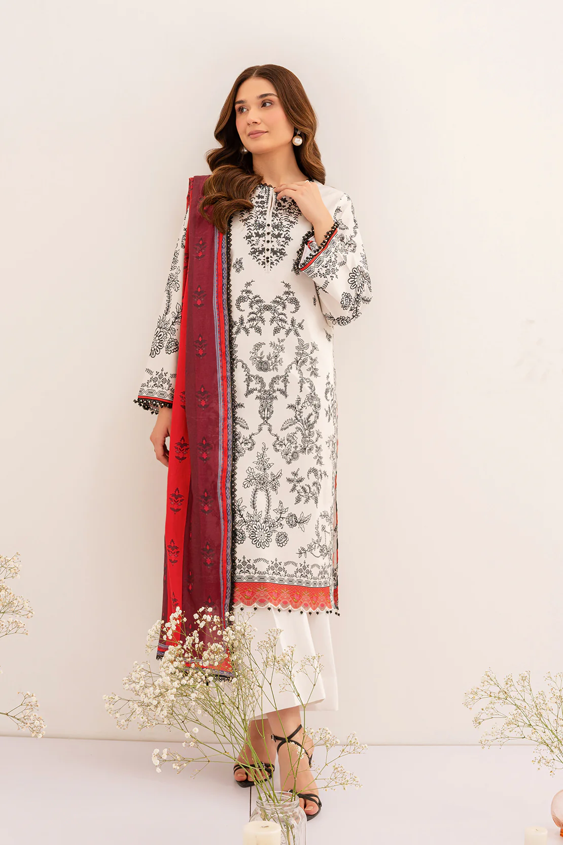 PRINTED - 2 PC LAWN SUIT - Image 6