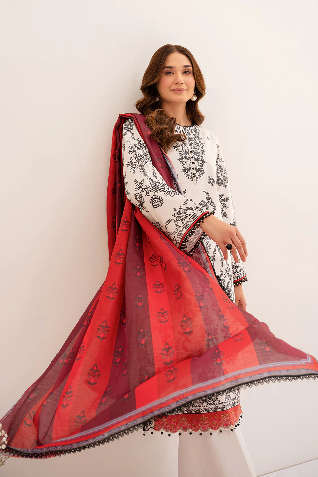 PRINTED - 2 PC LAWN SUIT - Image 7